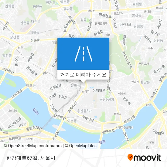 한강대로67길 지도