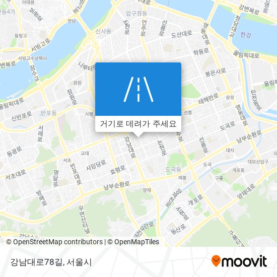 강남대로78길 지도