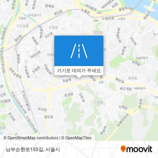 남부순환로153길 지도