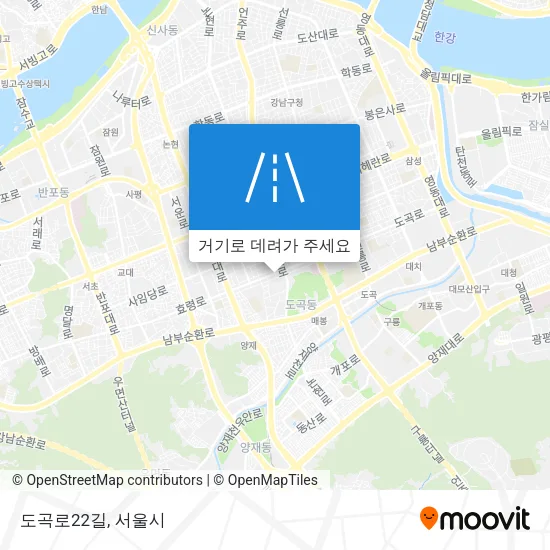 도곡로22길 지도