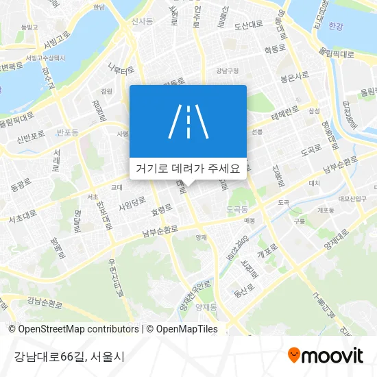 강남대로66길 지도