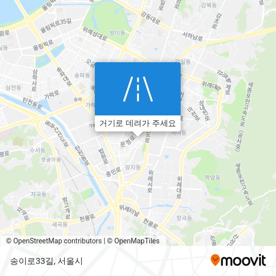 송이로33길 지도