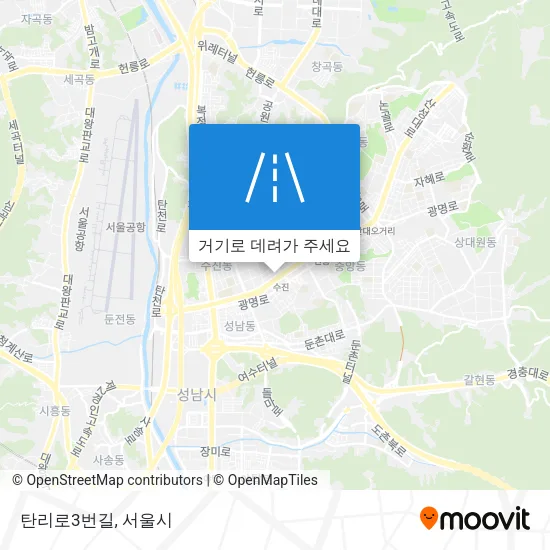 탄리로3번길 지도