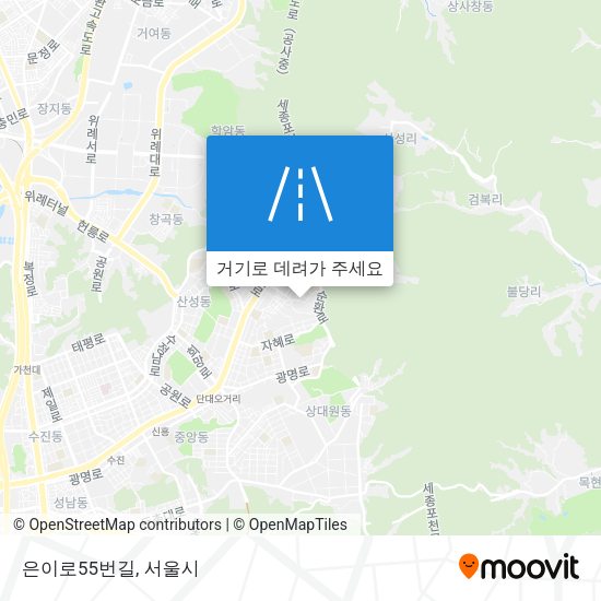 은이로55번길 지도