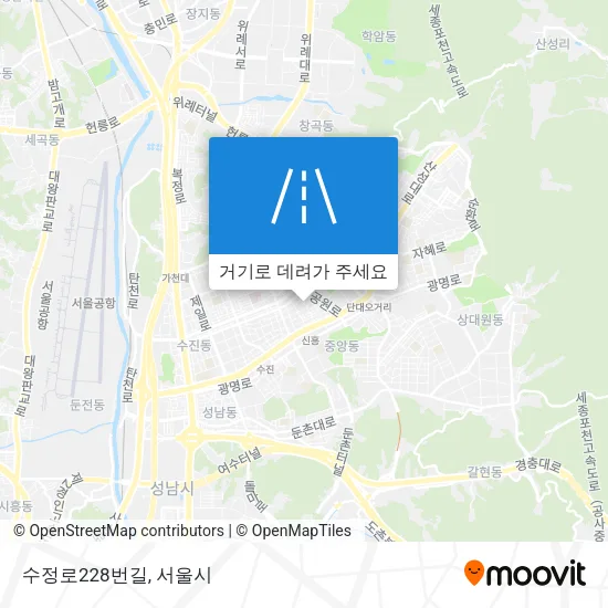 수정로228번길 지도