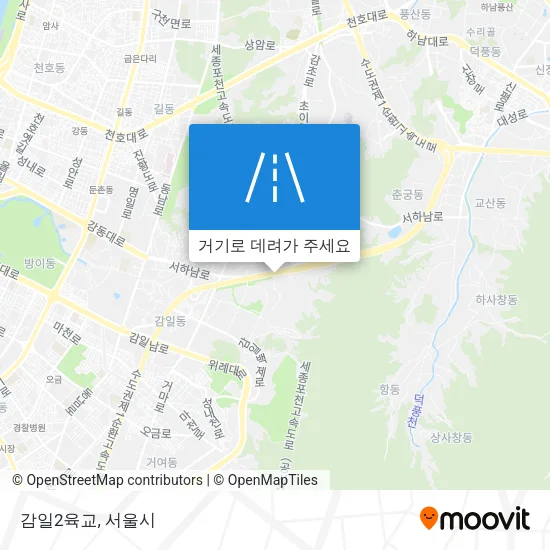감일2육교 지도