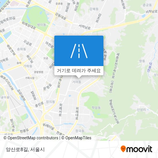 양산로8길 지도