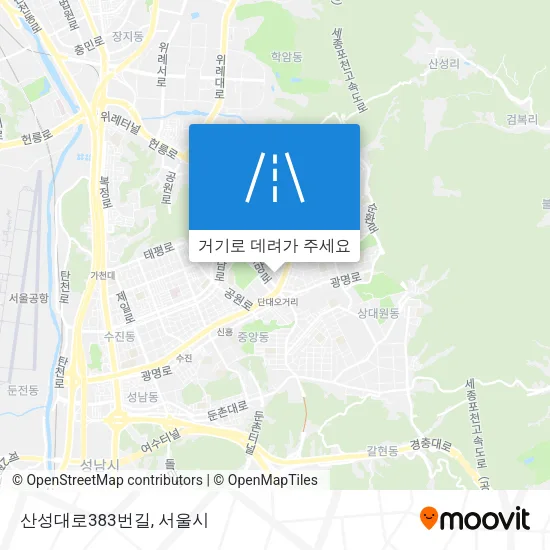 산성대로383번길 지도