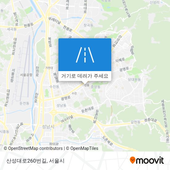 산성대로260번길 지도