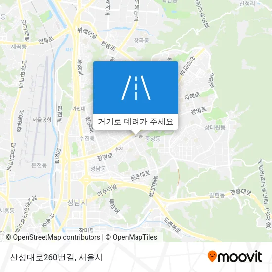 산성대로260번길 지도