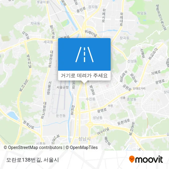 모란로138번길 지도