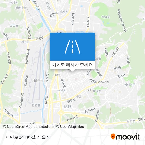 시민로241번길 지도