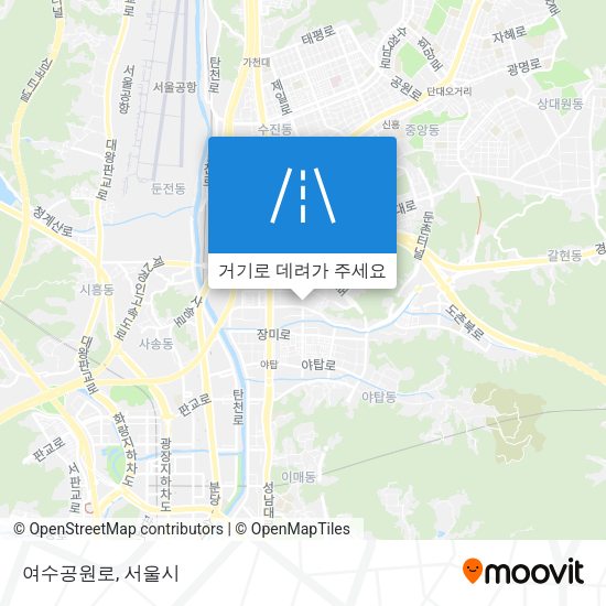 여수공원로 지도