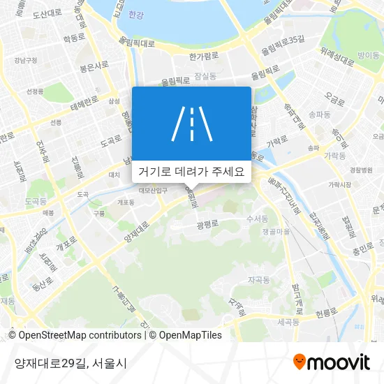 양재대로29길 지도