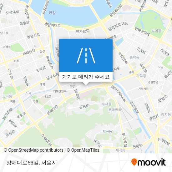 양재대로53길 지도