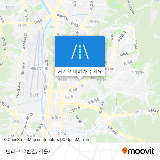 탄리로12번길 지도