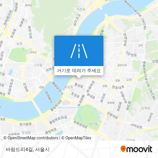 바람드리4길 지도