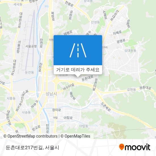 둔촌대로217번길 지도