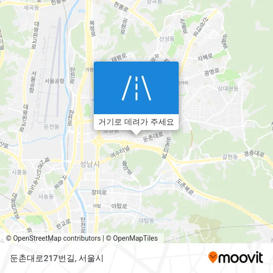 둔촌대로217번길 지도