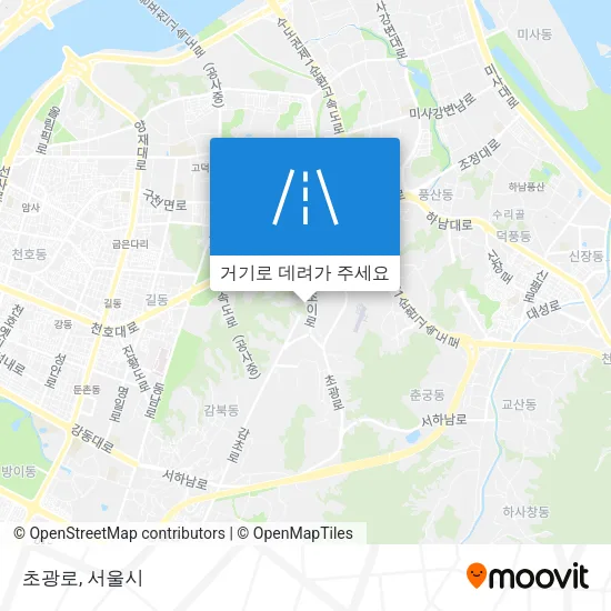 초광로 지도