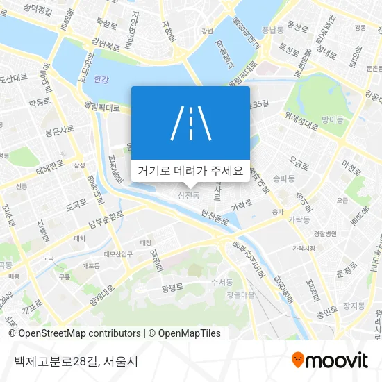 백제고분로28길 지도