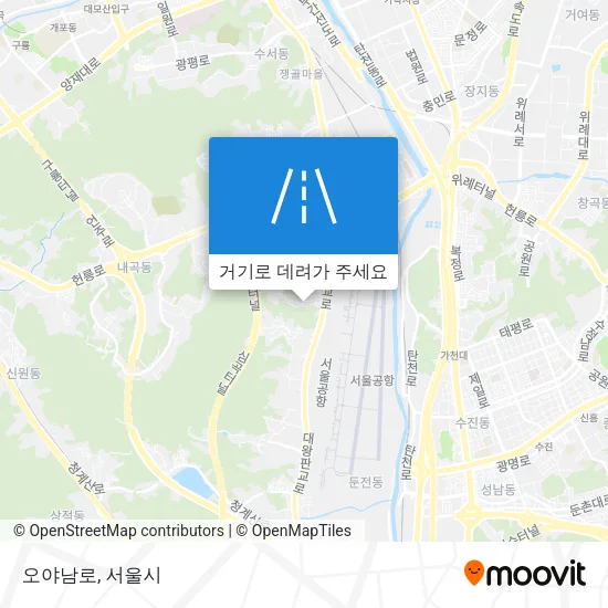 오야남로 지도