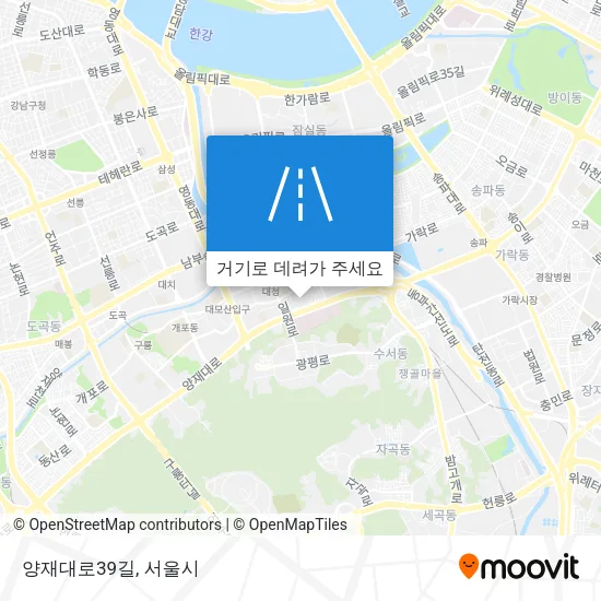 양재대로39길 지도