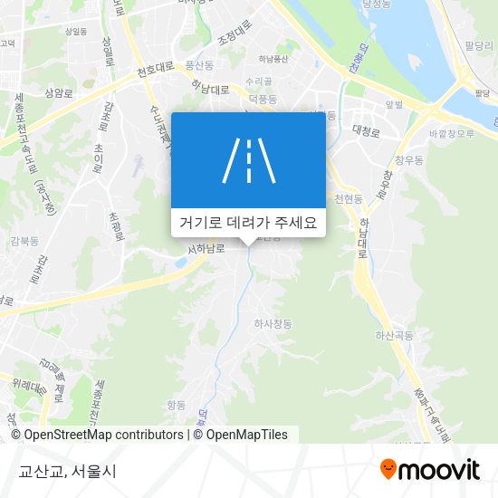 교산교 지도