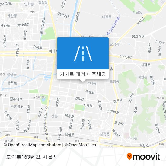도약로163번길 지도