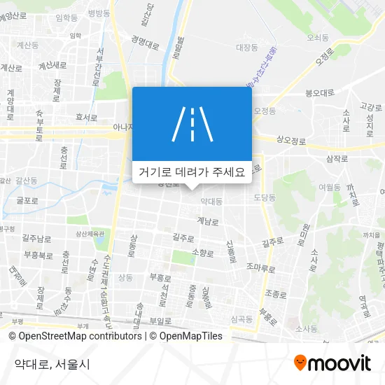 약대로 지도