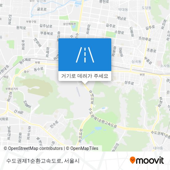 수도권제1순환고속도로 지도