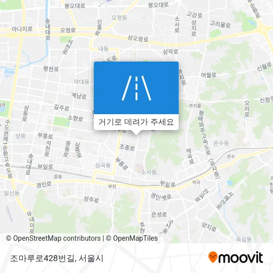 조마루로428번길 지도