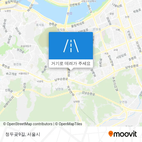 청두곶9길 지도