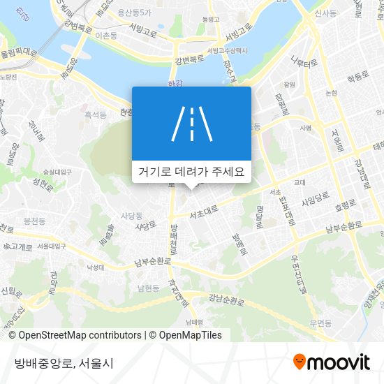 방배중앙로 지도