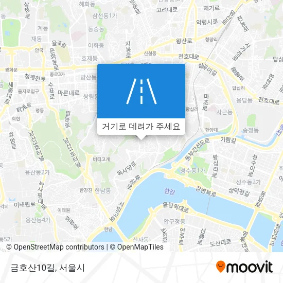 금호산10길 지도