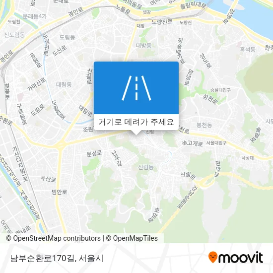 남부순환로170길 지도