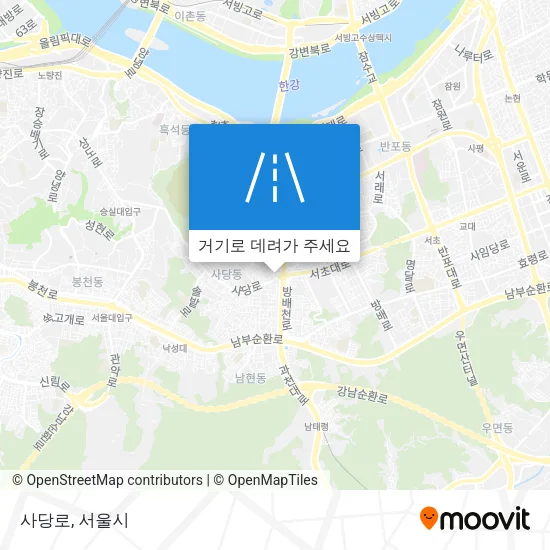 사당로 지도