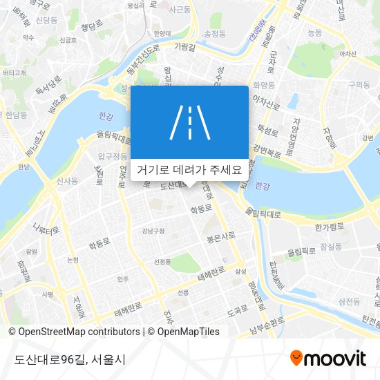 도산대로96길 지도