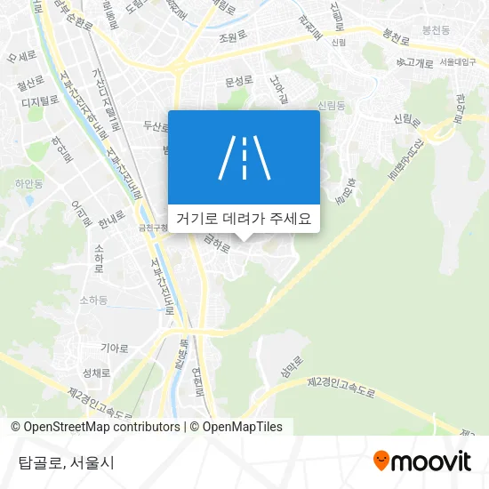탑골로 지도