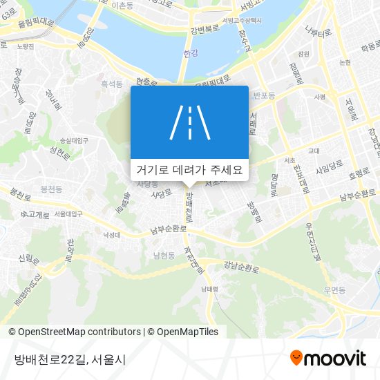 방배천로22길 지도