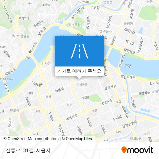 선릉로131길 지도