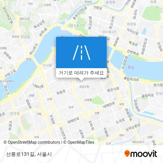 선릉로131길 지도