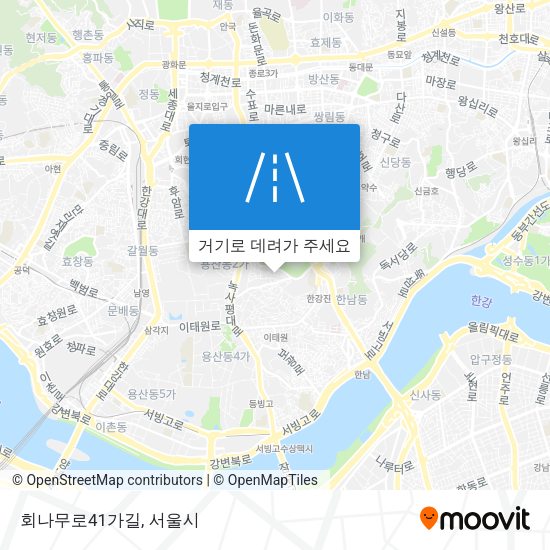 회나무로41가길 지도