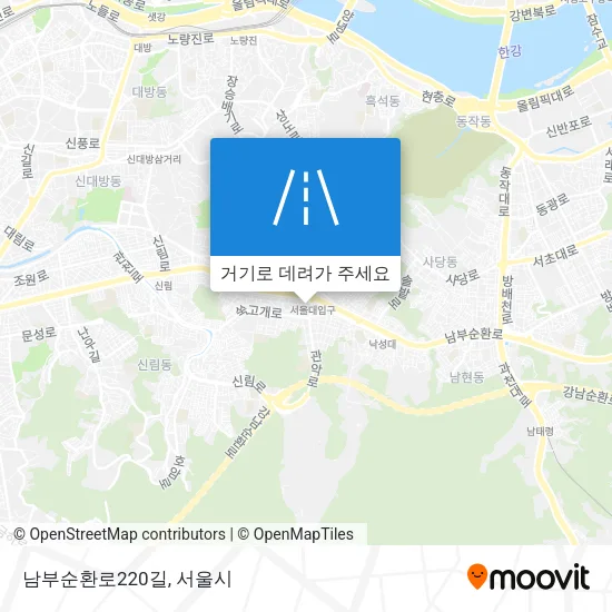 남부순환로220길 지도