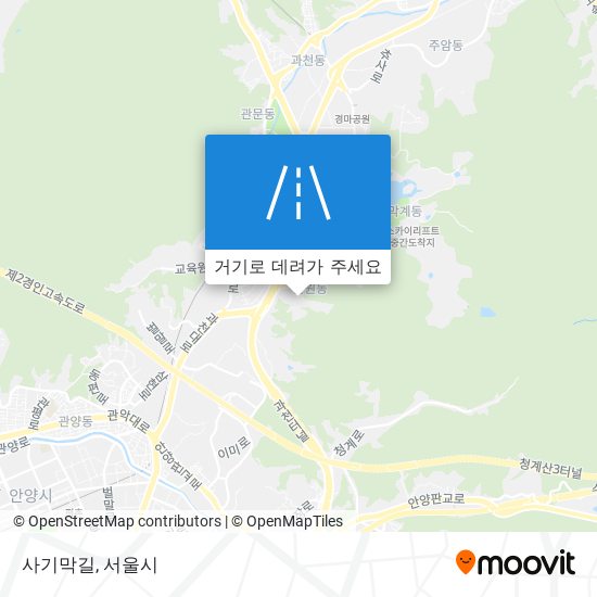 사기막길 지도