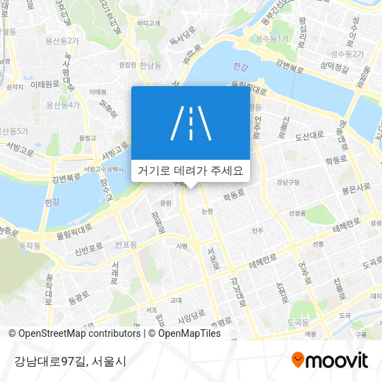 강남대로97길 지도