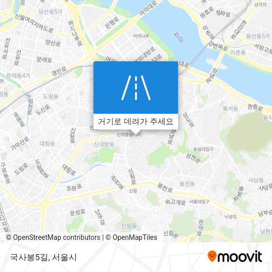 국사봉5길 지도