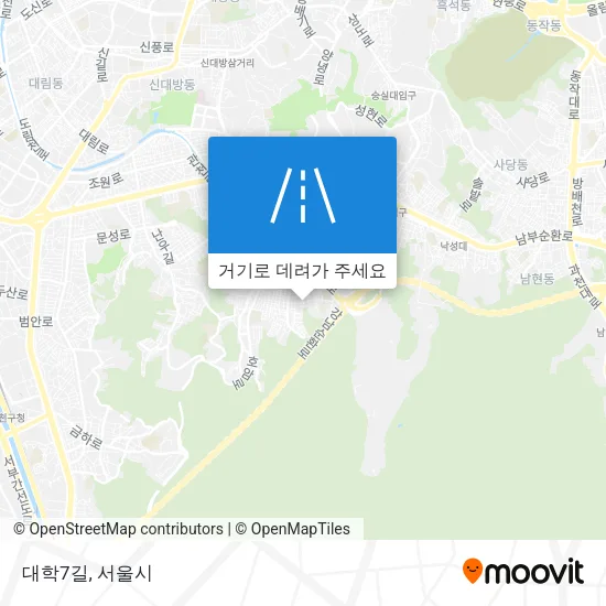 대학7길 지도