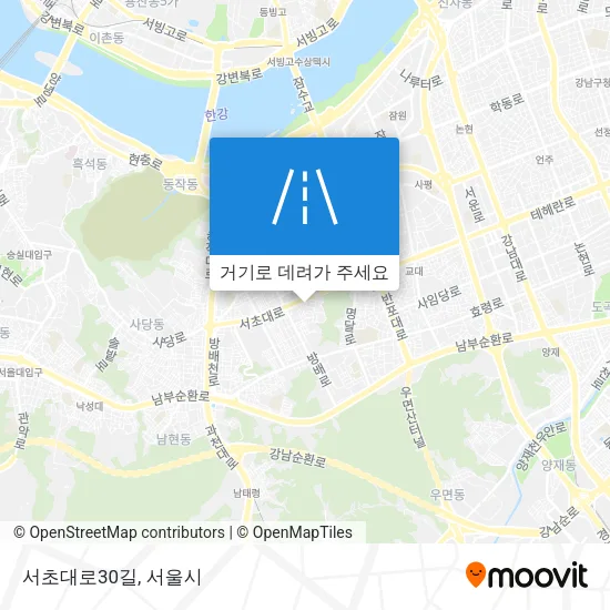 서초대로30길 지도