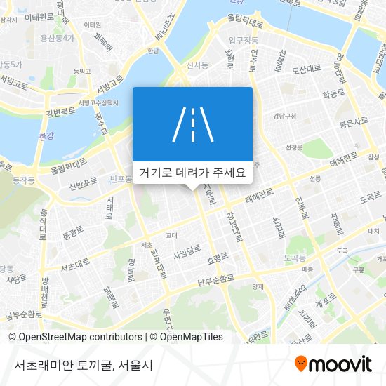 서초래미안 토끼굴 지도